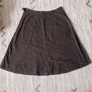 Banana Republic Eyelet A-line Skirt